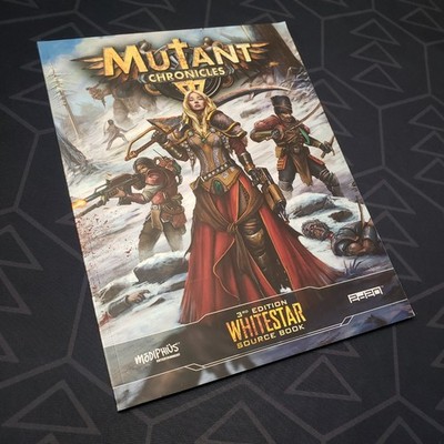Mutant Chronicles 3E: Whitestar Source Book (Paperback RPG Book, 2016) Modiphius