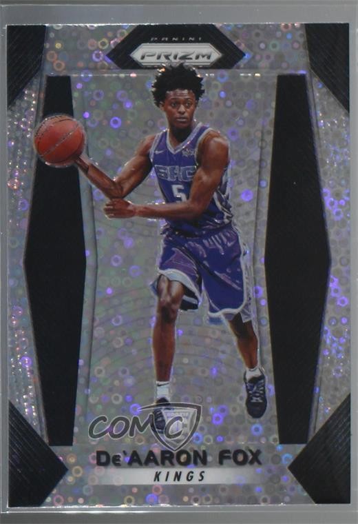 2017-18 Panini Prizm Fast Break Prizm De'Aaron Fox #24 1s6