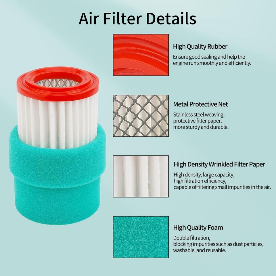 Metal Net ATV Air Filter Oil Filter Kits For Yamaha Bear Tracker ...