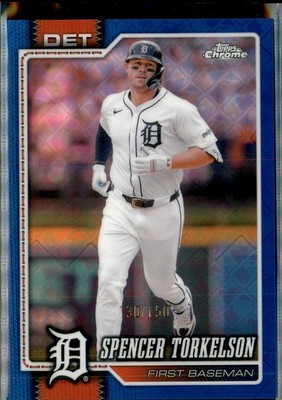 2026 Topps Chrome Logofractor Edition #289 Spencer Torkelson Blue #/150