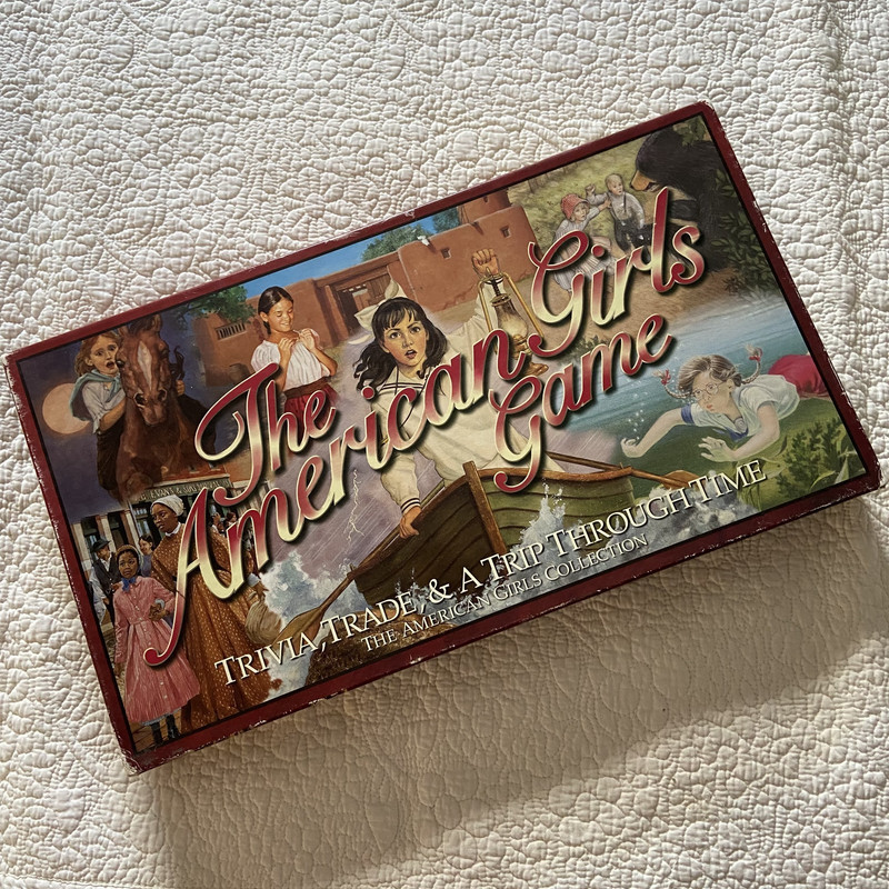 1999 The American Girls Game, Pleasant Company Trivia, Trade Board Game COMPLETE