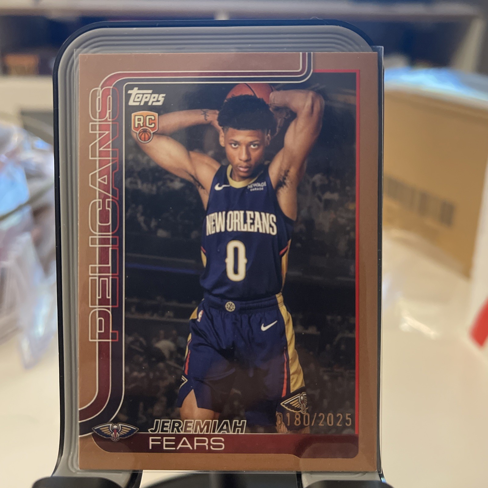 2025-26 Topps NBA Jeremiah Fears #207 RC 180/2025