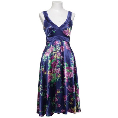VILA Clothes, Kleid, Größe: XS, Blau/Mehrfarbig, Blumen, Damen #QdP