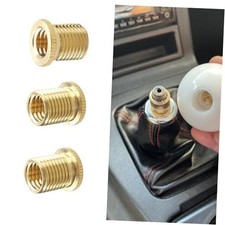 3PCS Car Shift Knob Adapters, Gear Shift Screws, M8 X 1.25/M10 X 1.25/M10 X