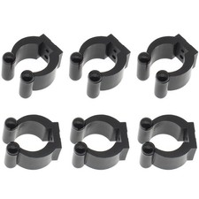 Billiards Snooker Cue Locating Clip 6 Pcs Plastic Holder Cue Clips Fishing Ro...