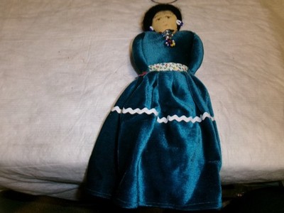 Schöne handgefertigte Navajo Indianer Puppe 10 Zoll groß