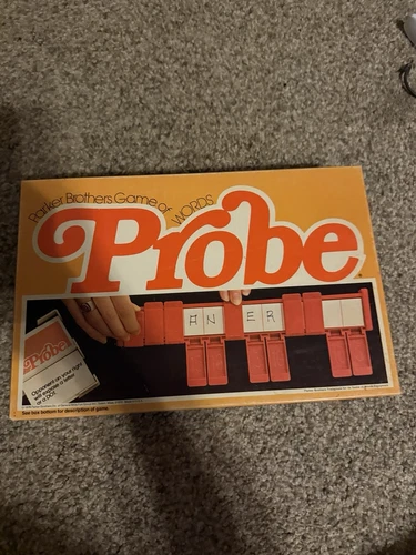 Probe Vintage 1976 Parker Brothers Board Game Probe Game of Words Complete 202