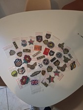 Lot Patch Militaire Us Sans Velcros .