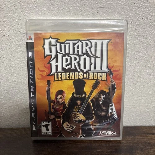 Guitar Hero III Legends Of Rock - PlayStation 3, 2007 PS3 - New & Sealed