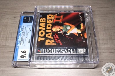 CGC 9.6 A++ Tomb Raider II 2 1ST PRINT [Core Logo] PlayStation 1, PS1 1998 NEW!