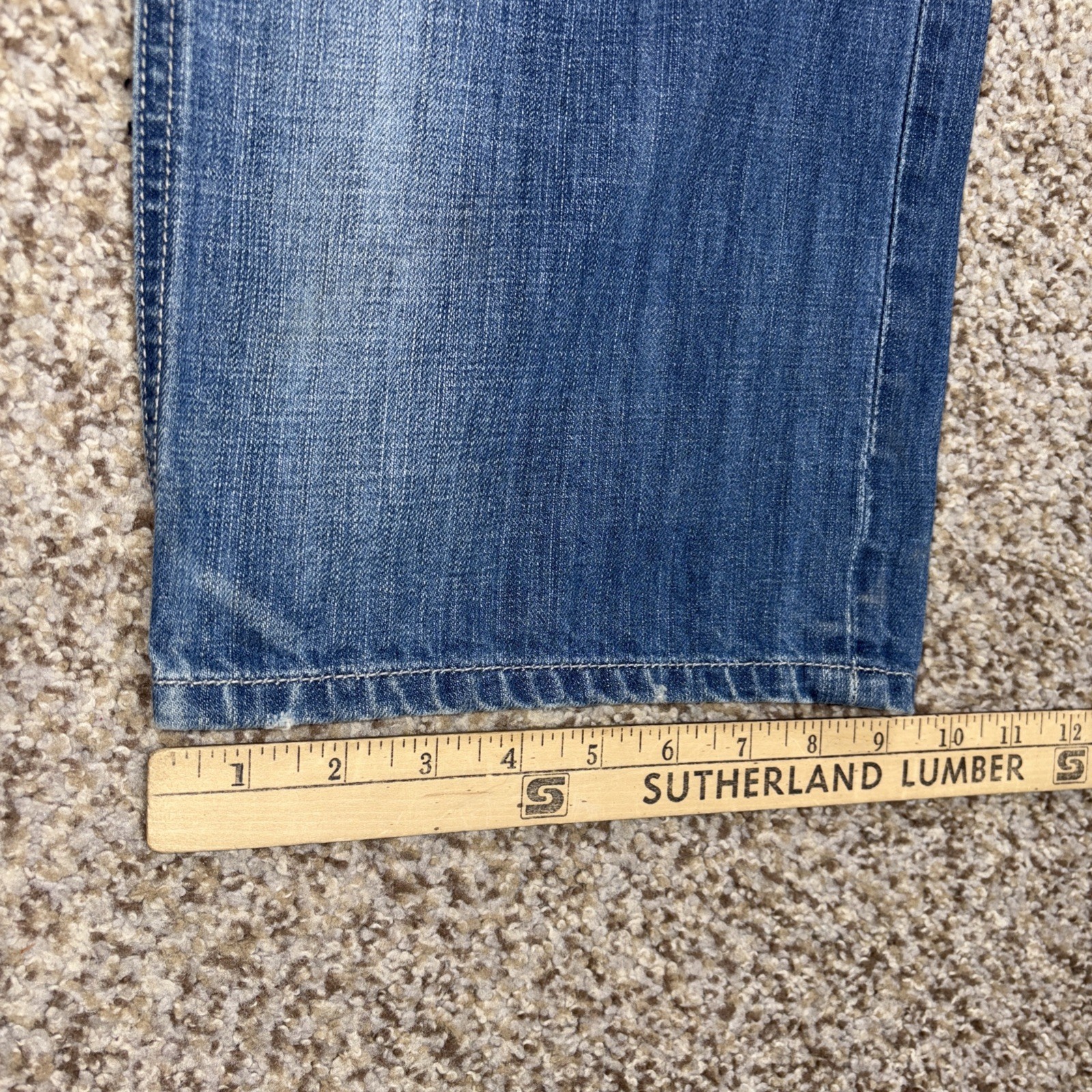Parish Nation Baggy Hip Hop Jeans Button Fly Size 38 Fits 38 X 32.5 - View 12