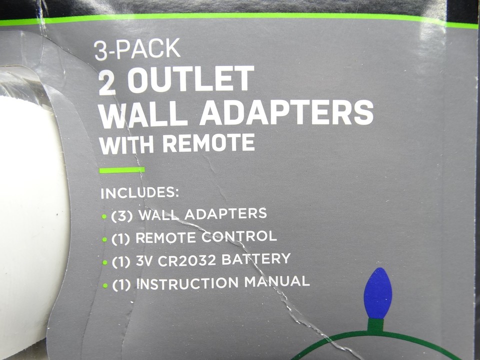 Commercial Electric Wireless Indoor Remote Control AC/DC Adapter White ...