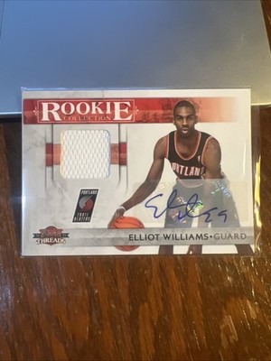 Elliot Williams 2010 Panini Threads Rookie Collection Materials Prime #20 RC /50