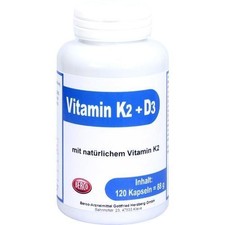 VITAMINA K2+D3 Berco Capsule, 120 pz PZN 09784598