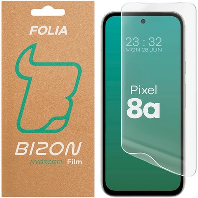 Hydrogel Schutzfolie für Google Pixel 8a Bizon Displayschutzfolie Folie Film
