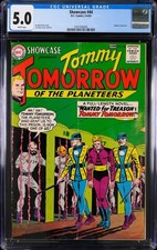 SHOWCASE # 44 TOMMY TOMORROW SILVER AGE COMIC 6/63 CFC 5.0