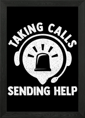 Dispatcher Framed Wall Art Poster Canvas Print Picture