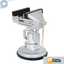 Vacuum Base Vise Can Be Rotated 360-Degree 3.15 Inche Steel And Die Cast MEX