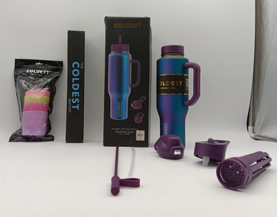 Coldest Limitless Bottle Limited Edition Rocketship Alloy 46 Oz Bundle