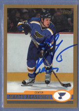1998-99 Topps Hockey * Marty Reasoner * Signed * Card #49