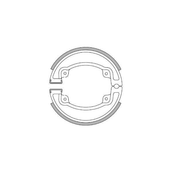 Ceppi Bremsbacken Hintere Bremse Kymco People S S DD 125 2005 2006-image