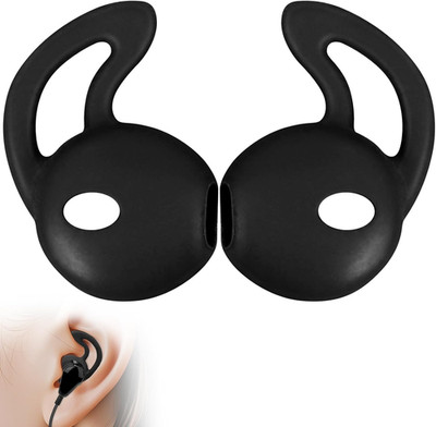 Earbuds Covers/Caps with Hook for Airpods 1/2, Soft Silicone Earplugs Ear Cuisio