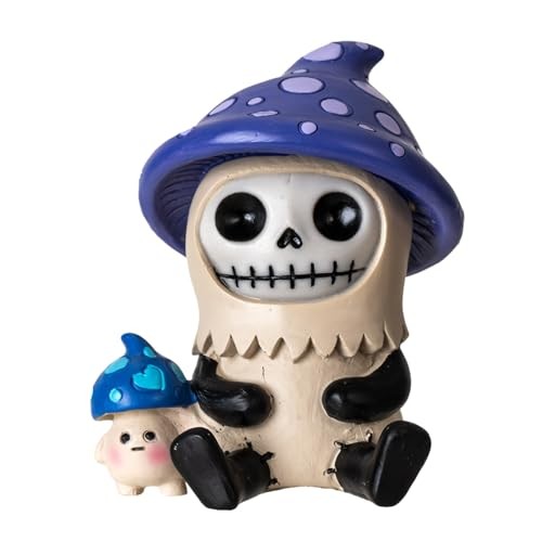 Purple Kinoko Furrybones Skeleton Figurine 3 inches Tall