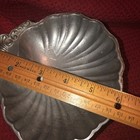 YANKEE FOUNDRY AMERICAN  PEWTER ..CLAM SHELL FOOTED DISH..AM EAGLE STAMP ON BACK — photo 7