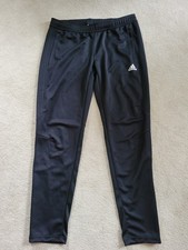 Adidas Tiro 17 Womens Training Athletic Pants Sz L Black Zipper Bottoms Soccer