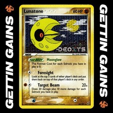 Lunatone - 36/107 - Reverse Holo - Deoxys - Pokemon Card - MP
