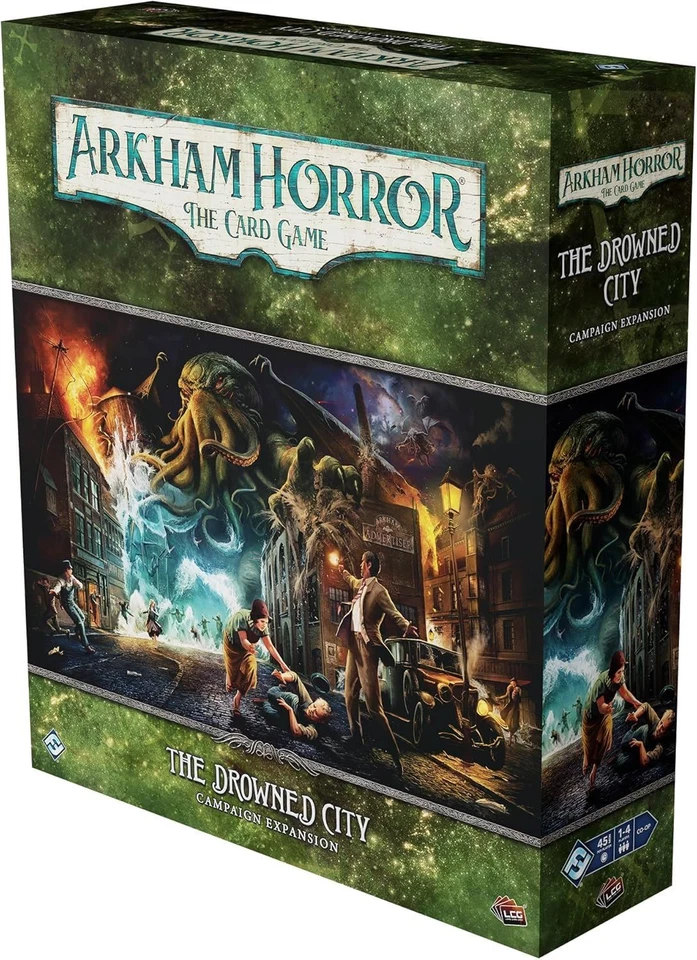 ARKHAM HORROR THE CARD GAME THE DROWNED CITY CAMPAIGN EXPANSION - Image 4 of 4