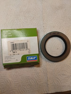 SKF CR Seals 19887 Double Lip Oil Seal 2'' Shaft Dia x 2.875'' OD x .313'' W
