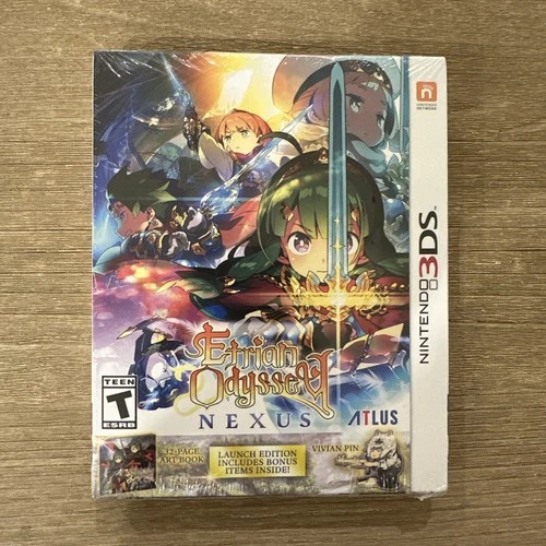 Etrian Odyssey Nexus Launch Edition Nintendo 3DS Brand New Sealed