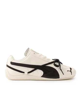 404390-01 BLACKPINK ROSE Puma Speedcat LEA Warm White PUMA Black
