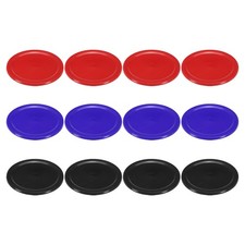 12Pcs Air Hockey Pucks 2.5 Inch, Air Hockey Heavy Replacement Pucks Game