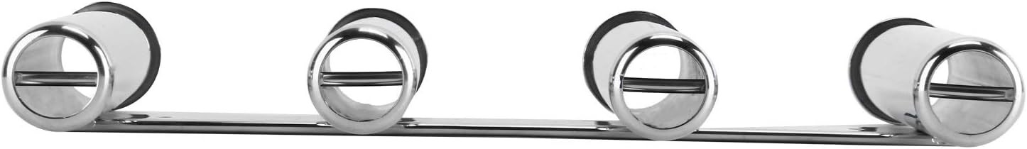 Fishing Boat Rod Holder Stainless Steel 4 Tubes Link for Marine Yacht 4 Rod Pod