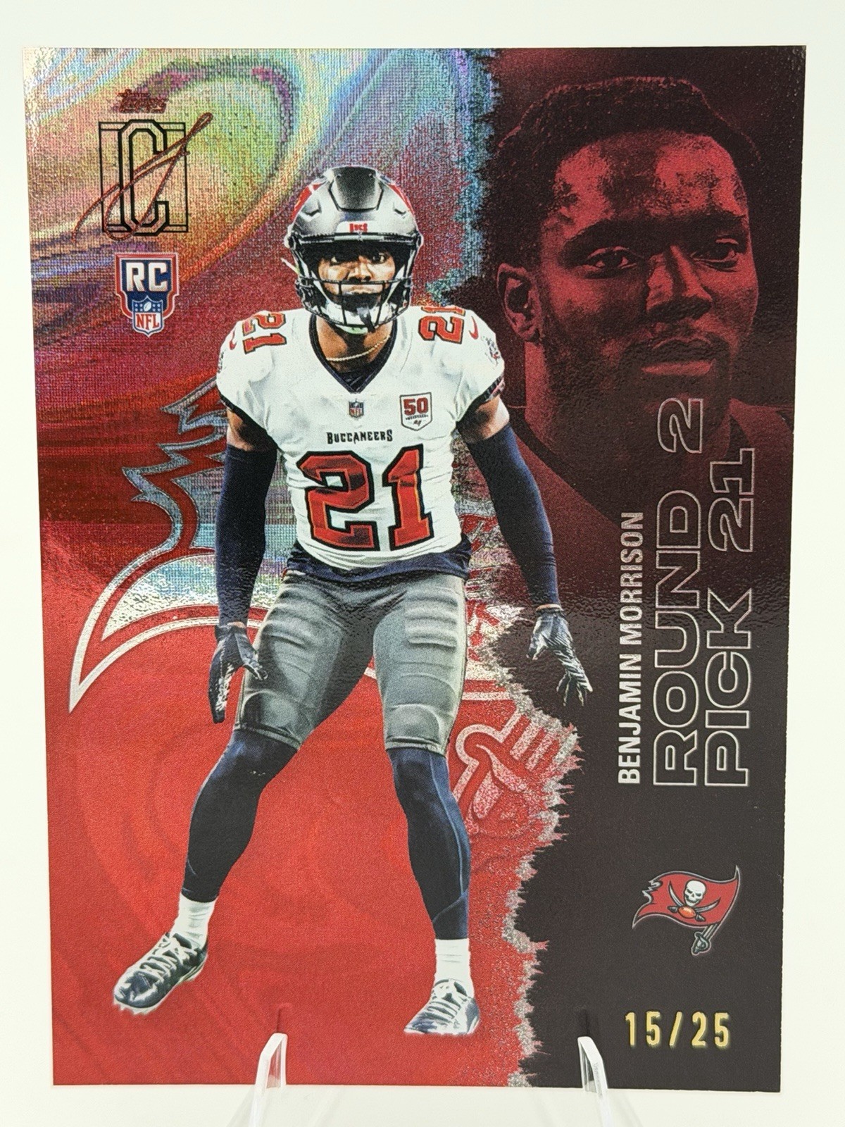 Topps Signature Class Benjamin Morrison RC #148 Buccaneers 15/25