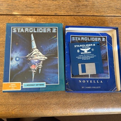 Amiga Computerspiel Starglider 2 Vintage Rainbird Argonaut Software