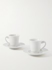 Buccellati Porcelain Set of Two Espresso Cups and Saucers — photo 8