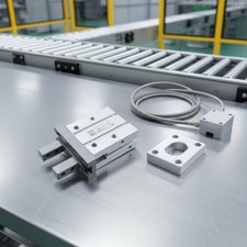 Pneumatic Finger Cylinder Compact Pneumatic Parallel Gripper for Factory