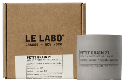 Le Labo Scented Candle PETIT GRAIN 21 - Size 4.4 Oz. / 127 g