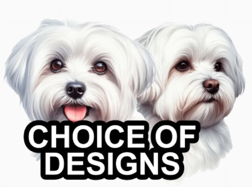 Maltese Self Adhesive Dog Sticker