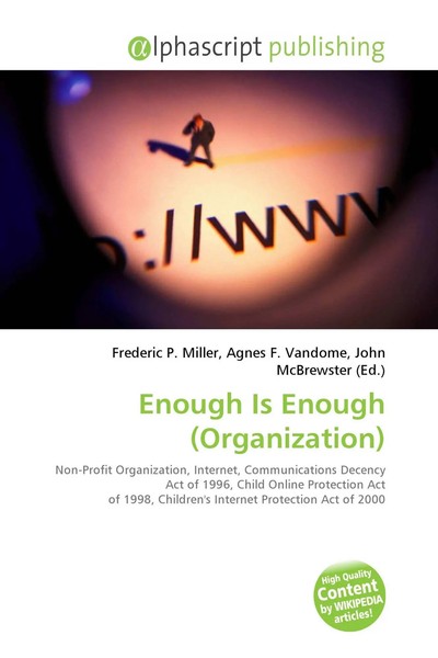 Frederic P. Miller (U. A.) | Enough Is Enough (Organization) | Taschenbuch-image
