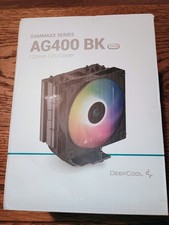 DeepCool AG400 BK ARGB CPU Cooler 120mm Static ARGB Fan New