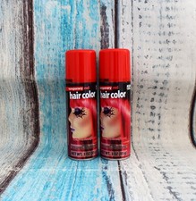 LOT OF 2 - Goodmark Temporary Hair Color Spray RED 3 oz. Temporary Color
