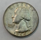 1964 Washington Quarter Silver P (NoMint) Uncertified Circulated Ungraded  (A10)