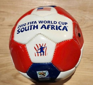 US Mens Soccer USMNT 2010 World Cup signed ball Beckerman & Klinsmann