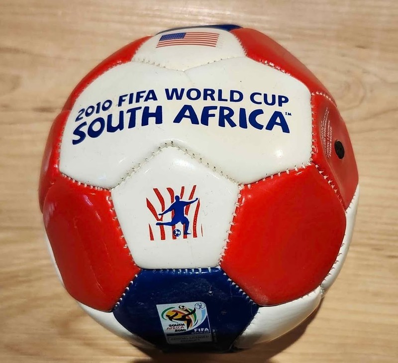 US Mens Soccer USMNT 2010 World Cup signed ball Beckerman & Klinsmann
