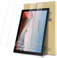 2-Pack Screen Protector for Microsoft Surface Pro 7 Plus/7/6/5/4, 9H Hardness