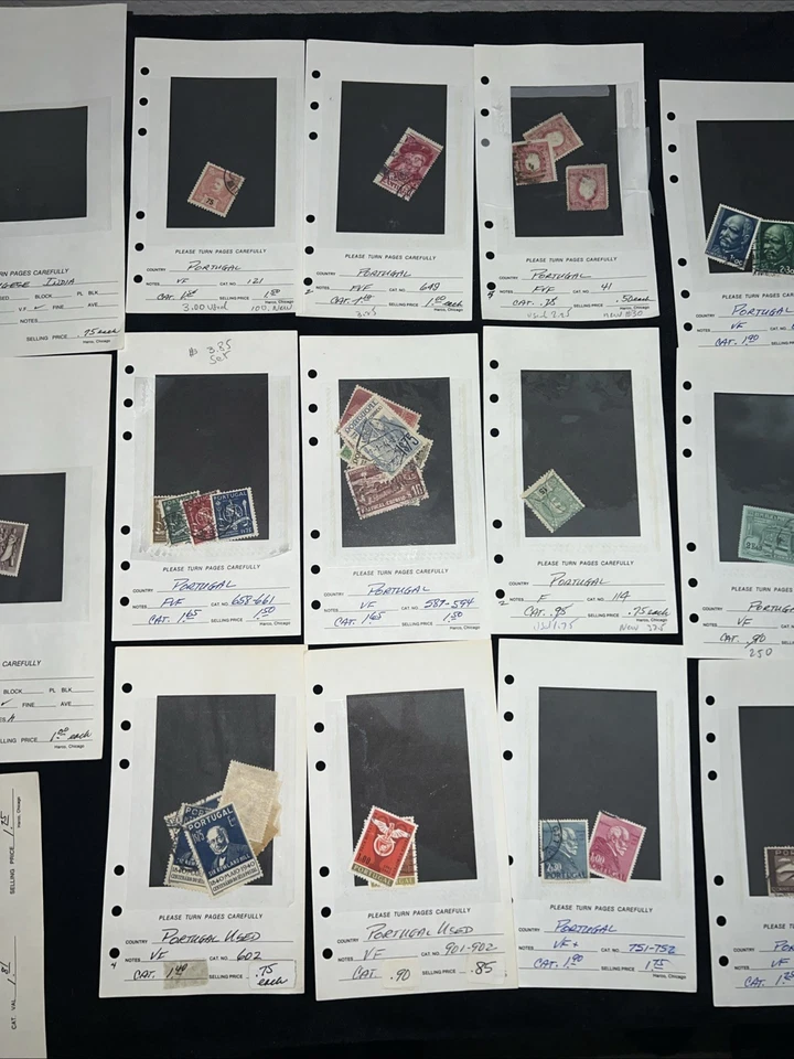 Vintage Portugal Stamp Collection Lots - Image 3 of 4